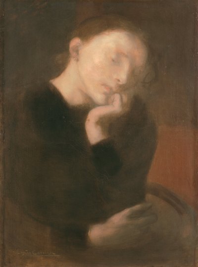 瞑想 作： Eugène Carrière